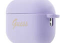 Guess Silicone Heart Charm - Etui AirPods Pro 2 (fioletowy) - zdjęcie 3