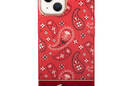 Guess Bandana Paisley - Etui iPhone 14 Plus (czerwony) - zdjęcie 3