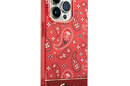 Guess Bandana Paisley - Etui iPhone 14 Pro Max (czerwony) - zdjęcie 4