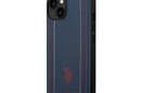 US Polo Assn Leather Stitch - Etui iPhone 14 (granatowy) - zdjęcie 2