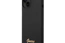 Guess Silicone Vintage - Etui iPhone 14 Plus (czarny) - zdjęcie 2