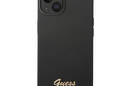 Guess Silicone Vintage - Etui iPhone 14 Plus (czarny) - zdjęcie 3