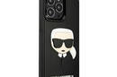 Karl Lagerfeld 3D Rubber Karl's Head - Etui iPhone 13 Pro (czarny) - zdjęcie 3
