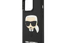 Karl Lagerfeld 3D Rubber Karl's Head - Etui iPhone 13 Pro (czarny) - zdjęcie 5