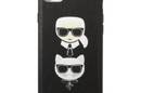 Karl Lagerfeld Saffiano Karl & Choupette Heads - Etui iPhone SE 2022 / SE 2020 / 8 / 7 (czarny) - zdjęcie 3