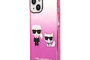 Karl Lagerfeld Gradient Ikonik Karl & Choupette - Etui iPhone 14 Plus (r - zdjęcie 2