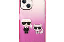 Karl Lagerfeld Gradient Ikonik Karl & Choupette - Etui iPhone 14 Plus (r - zdjęcie 3