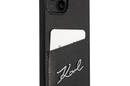 Karl Lagerfeld Signature Logo Cardslot - Etui iPhone 14 Plus (czarny) - zdjęcie 4