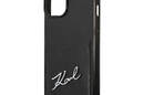 Karl Lagerfeld Signature Logo Cardslot - Etui iPhone 14 Plus (czarny) - zdjęcie 6