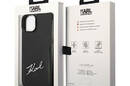 Karl Lagerfeld Signature Logo Cardslot - Etui iPhone 14 Plus (czarny) - zdjęcie 8