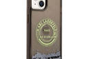 Karl Lagerfeld Liquid Glitter Round RSG Logo Case - Etui iPhone 14 (czarny) - zdjęcie 4