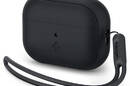 Spigen Silicone Fit Strap -  Etui do Apple AirPods Pro 1 / 2 (Czarny) - zdjęcie 1