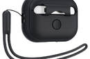Spigen Silicone Fit Strap -  Etui do Apple AirPods Pro 1 / 2 (Czarny) - zdjęcie 4