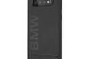 BMW Signature Logo Imprint Case - Skórzane etui Samsung Galaxy S10 z wytłaczanym logo BMW (czarny) - zdjęcie 2