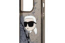 Karl Lagerfeld Liquid Glitter NFT Karl's Head - Etui iPhone 14 Pro (czarny) - zdjęcie 6