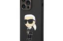 Karl Lagerfeld Silicone NFT Ikonik MagSafe - Etui iPhone 14 Pro (czarny) - zdjęcie 2