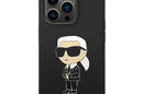 Karl Lagerfeld Silicone NFT Ikonik MagSafe - Etui iPhone 14 Pro (czarny) - zdjęcie 3