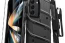 ZIZO BOLT Series - Pancerne etui Samsung Galaxy S23 ze szkłem 9H na ekran + uchwyt z podstawkš (czarny) - zdjęcie 1