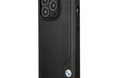 BMW Leather Blue Dots - Etui iPhone 14 Pro (czarny) - zdjęcie 2