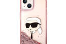 Karl Lagerfeld Liquid Glitter NFT Karl's Head - Etui iPhone 14 Plus (r - zdjęcie 3