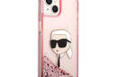 Karl Lagerfeld Liquid Glitter NFT Karl's Head - Etui iPhone 14 Plus (r - zdjęcie 4