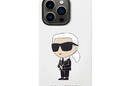 Karl Lagerfeld Silicone NFT Ikonik - Etui iPhone 14 Pro Max (bia - zdjęcie 3