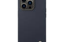 BMW Liquid Silicone Case Metal Logo - Etui iPhone 14 Pro (granatowy) - zdjęcie 3