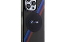 BMW Tricolor Stripes MagSafe - Etui iPhone 14 Pro Max (Szary) - zdjęcie 4