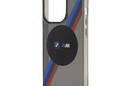 BMW Tricolor Stripes MagSafe - Etui iPhone 14 Pro Max (Szary) - zdjęcie 6
