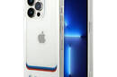 BMW Transparent Center - Etui iPhone 14 Pro Max (bia - zdjęcie 1