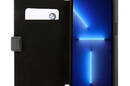 BMW Booktype Leather Stamp Blue Lines - Etui iPhone 14 Pro Max (czarny) - zdjęcie 6