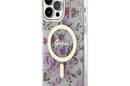 Guess Flower MagSafe - Etui iPhone 14 Pro (Przezroczysty) - zdjęcie 2