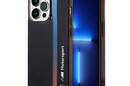 BMW Tricolor Stripe - Etui iPhone 14 Pro (Czarny) - zdjęcie 1