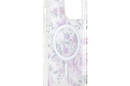 Guess Flower MagSafe - Etui iPhone 14 Pro (Przezroczysty) - zdjęcie 7