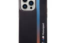 BMW Tricolor Stripe - Etui iPhone 14 Pro (Czarny) - zdjęcie 3
