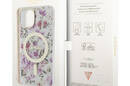 Guess Flower MagSafe - Etui iPhone 14 Plus (Przezroczysty) - zdjęcie 8