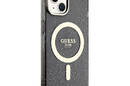 Guess Glitter Gold MagSafe - Etui iPhone 14 Plus (Czarny) - zdjęcie 4