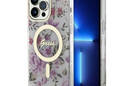 Guess Flower MagSafe - Etui iPhone 14 Pro Max (Przezroczysty) - zdjęcie 1