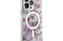 Guess Flower MagSafe - Etui iPhone 14 Pro Max (Przezroczysty) - zdjęcie 4