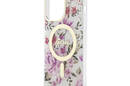 Guess Flower MagSafe - Etui iPhone 14 Pro Max (Przezroczysty) - zdjęcie 6