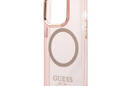 Guess Gold Outline Translucent MagSafe - Etui iPhone 14 Pro (r - zdjęcie 6