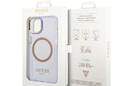 Guess Gold Outline Translucent MagSafe - Etui iPhone 14 (fioletowy) - zdjęcie 8