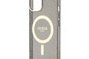 Guess Glitter Gold MagSafe - Etui iPhone 14 Plus (Czarny) - zdjęcie 6