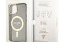 Guess Glitter Gold MagSafe - Etui iPhone 14 Plus (Czarny) - zdjęcie 8