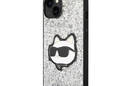 Karl Lagerfeld NFT Glitter Choupette Patch - Etui iPhone 14 (srebrny) - zdjęcie 2