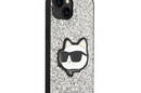 Karl Lagerfeld NFT Glitter Choupette Patch - Etui iPhone 14 (srebrny) - zdjęcie 4