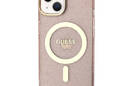 Guess Glitter Gold MagSafe - Etui iPhone 14 Plus (R - zdjęcie 3