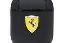 Ferrari On Track Leather - Etui AirPods 1/2 gen (czarny) - zdjęcie 1