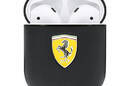Ferrari On Track Leather - Etui AirPods 1/2 gen (czarny) - zdjęcie 2