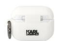 Karl Lagerfeld Silicone Karl & Choupette - Etui AirPods Pro (bia - zdjęcie 2